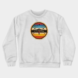 Vintage Spaceship Crewneck Sweatshirt